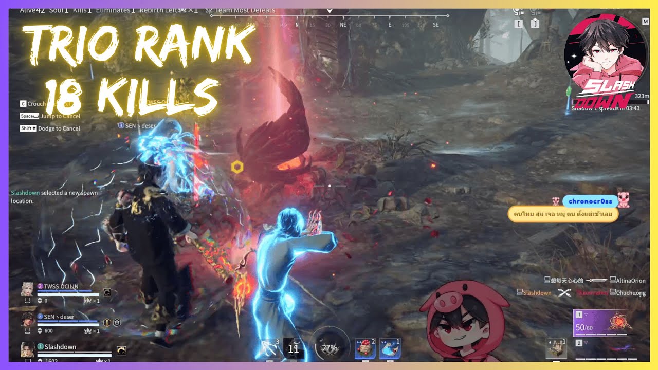 Trio Rank Gameplay - Xunhuan Li #41 Naraka Bladepoint - YouTube