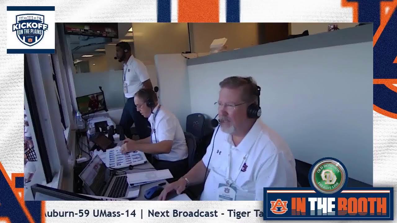 Auburn Football - From the booth (UMASS)