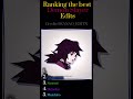 Ranking the best Demon Slayer edits #anime #demonslayer #kny #knyedit #ranking #edit