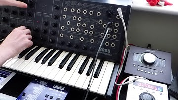 Korg MS20 & Eventide H9 (Resonator)