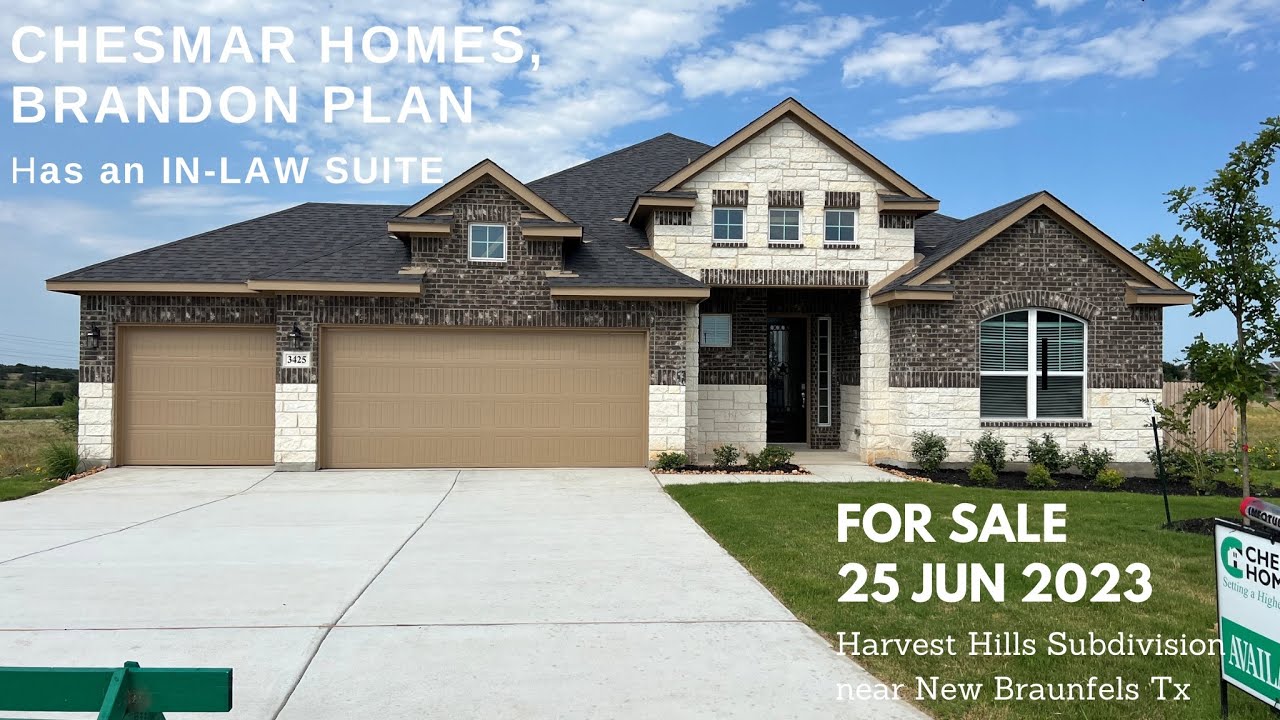 Chesmar Homes, Brandon Plan for Sale, Harvest Hills Subdivision, Marion