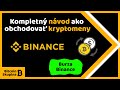 Bitcoins storten op binance