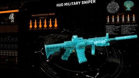 HUD UI Military Rifle After Effects Templates