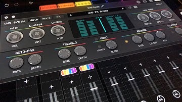 VHS - Vintage Synthwave Synth by AudioKit - Let’s Track it in Loopy Pro - iPad Demo