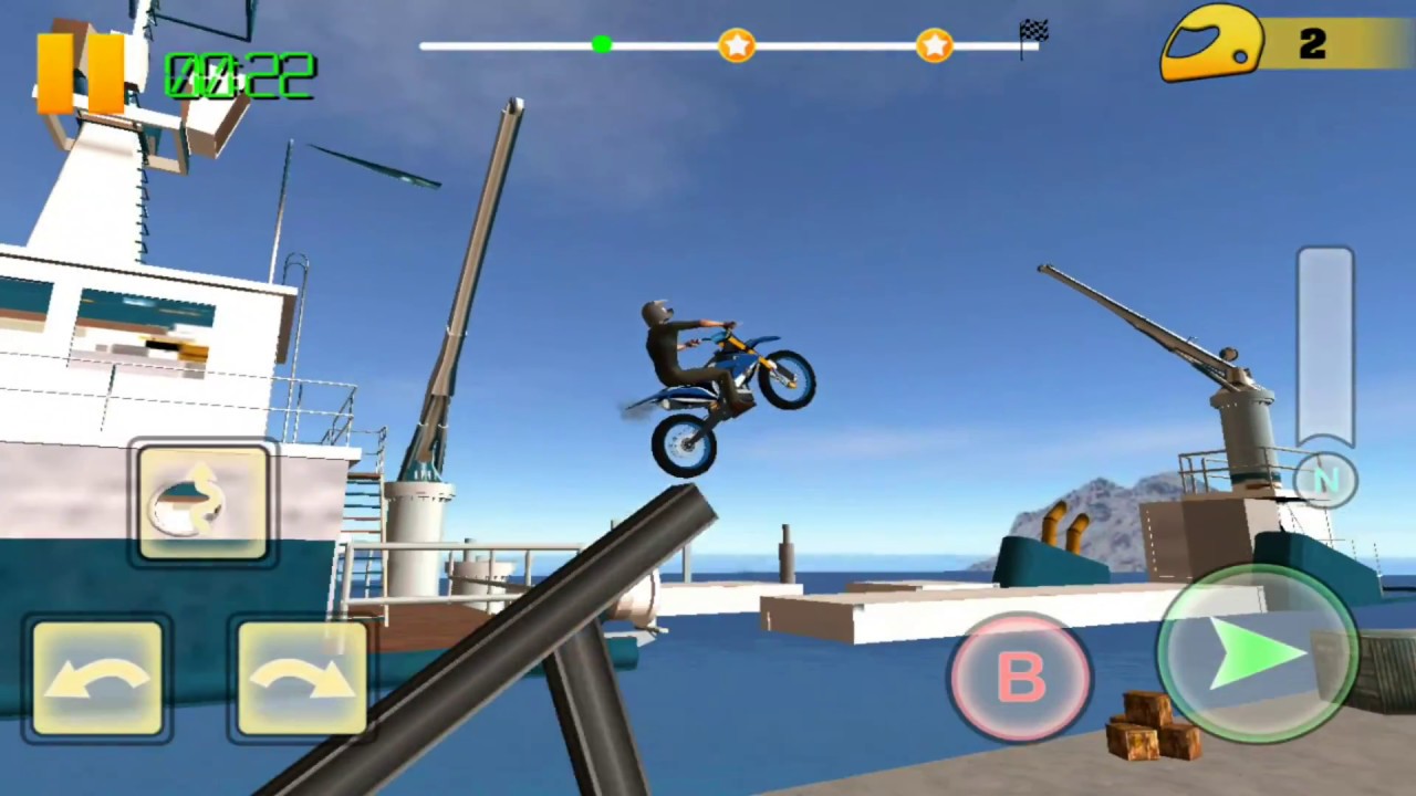 Tricky Bike Trail Stunt Game