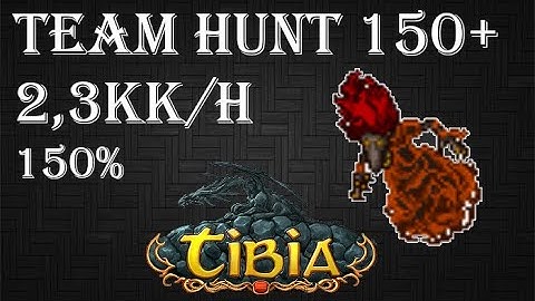 Tibia | Gazer Spectres | Team Hunt x4 150+ | 2,3kk/h (150%) | 50 Charms