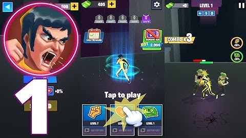 Skyscraper Fighter - City Gang - Gameplay Walkthrough Part 1 - Tutorial (iOS, Android)