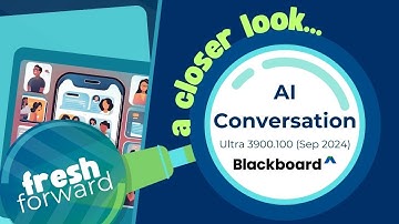 AI Conversation Tool - FreshForward Ep 015  (Blackboard Ultra 3900.100)