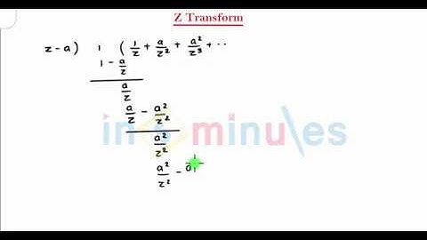M6 | 16 | Z transform (only for Computer/IT)_IZT Division method_(Part_1)