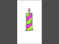 Easy candle 🕯️ drawing#shorts#drawing#viral#art#satisfying#shortsfeed#foryou#colourfulart#cartoon
