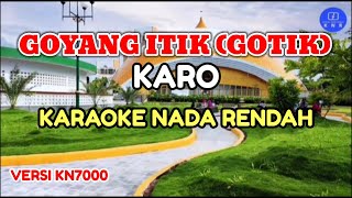 Karo - Gotik Goyang Itik Simalungun (Karaoke Versi KNR) || Karaoke Nada Ringan