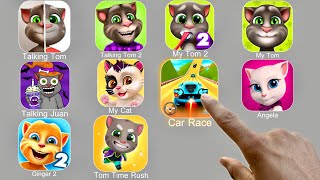 Talking Tom,Talking Juan, Ginger 2,My Cat,Tom Time Rush,My Tom 2,Car Race,My Tom,Talking Angela screenshot 1