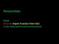 Excel: More on Import Function From Grid in the Advanced Formula Environment