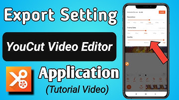 How to Set Export ( Resolution & Frame rate ) setting in YouCut Video Editor App