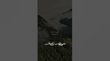 سورة الأنبياء الاية ( ۸٧-۸۸ ) بصوت فارس عباد #قرآن #المصحف #الرحمن