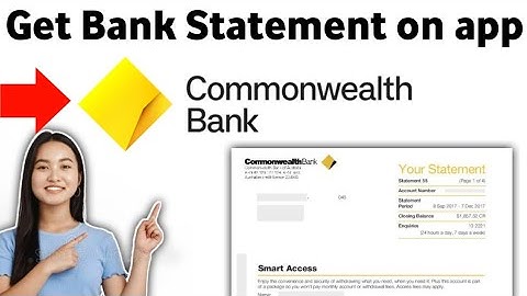 How to Get Bank Statement CommwealthBank App 2025