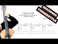 Canon in d tab  fingerstyle classical guitar tabs pdf  guitar pro