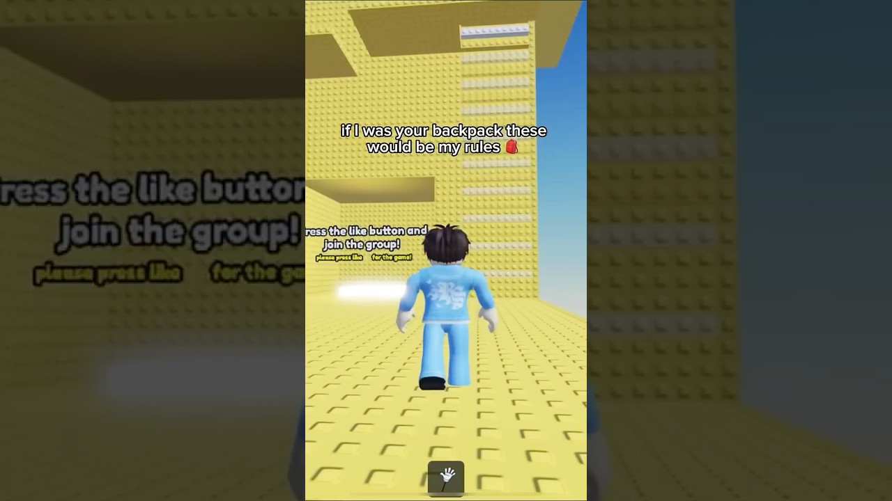 if i was your backpack…🎒 #relatable #roblox #robloxrant #rblx