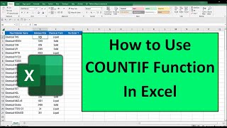 Use of COUNTIF Function in Excel | Excel Functions