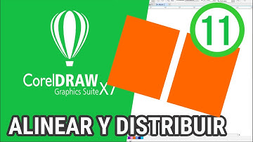 Dibujar en corel: Alinear , distribuir y agrupar elementos