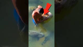 Adam Otçul Pirana Dolu Dereye Girdi 😱☠️