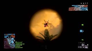 Battlefield 4 SRAW Helicopter Kill