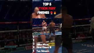 TOP 5 TYSON FURY FINISHES OF ALL TIME 🥊🔥