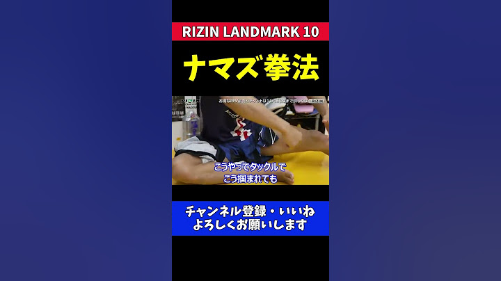芦澤竜誠vs昇侍ナマズ拳法を披露する公開練習【RIZIN LANDMARK 10】