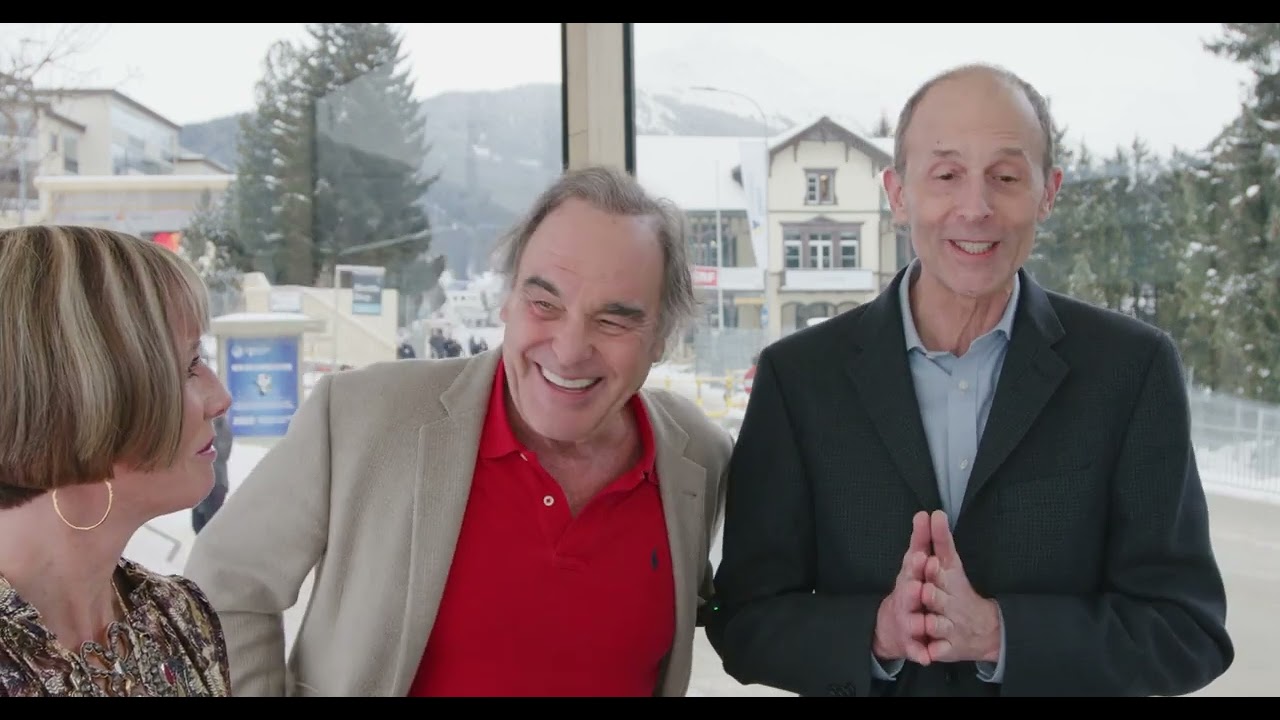 Oliver Stone & Joshua Goldstein | Hub Culture Studios Davos 2023