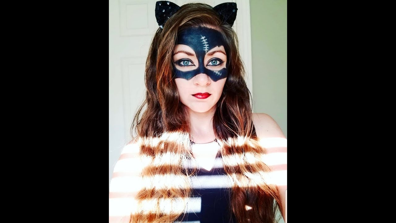 Catwoman Costume MakeUp Look!! YouTube