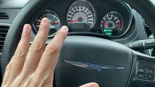 CHRYSLER 200 – How to adjust steering wheel height