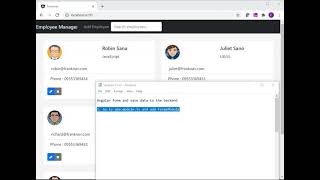 Angular form and save data to the backend (Angular-Spring boot-MySQL)