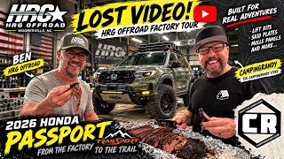 CampingRandy Finds Unpublished Footage of HRG OFFROAD Passport Molle Panels Ridgeline Lift Kit Tour