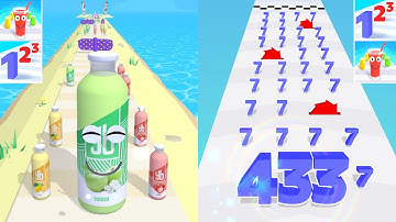 ✅ Juice Run Vs Number Master All Levels Gameplay Walkthrough