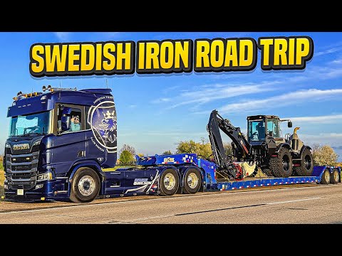 Hauling Swedish Tractor with Our Scania Truck!  thumbnail