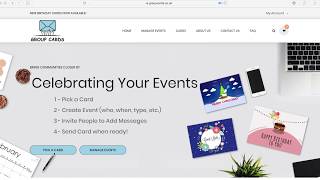 Group Cards - How to create an event