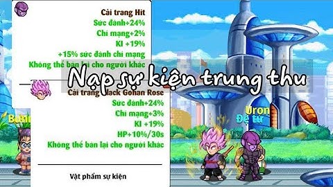 NRO- nạp sư kiện trung thu ngọc rồng online