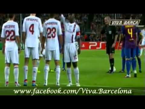 ملخص مباراة برشلونة وميلان 4 0 يوم الثلاثاء Youtube