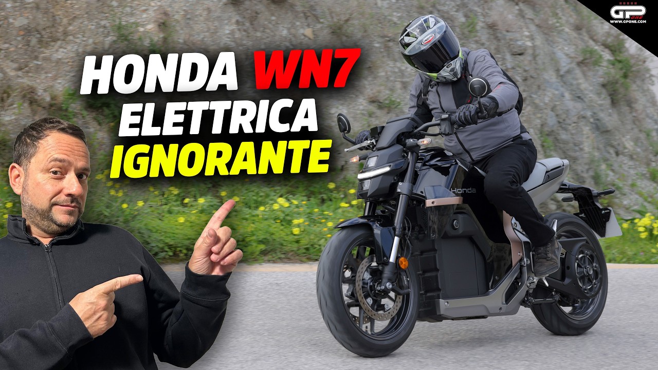 Honda WN7, la moto elettrica che strizza l'occhio agli smanettoni