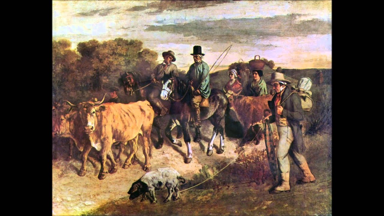 Гюстав курбе картины послеобеденный отдых в орнане