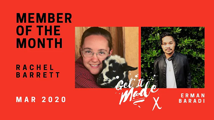 Rachel Barrett - Member of the Month - March 2020