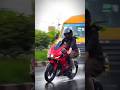 Monsoon Ride Aesthetic🌧️🏍️#BikeShorts #RainRide #CuteGirl #BikerGirl #ViralShorts #RainVibes #Shorts