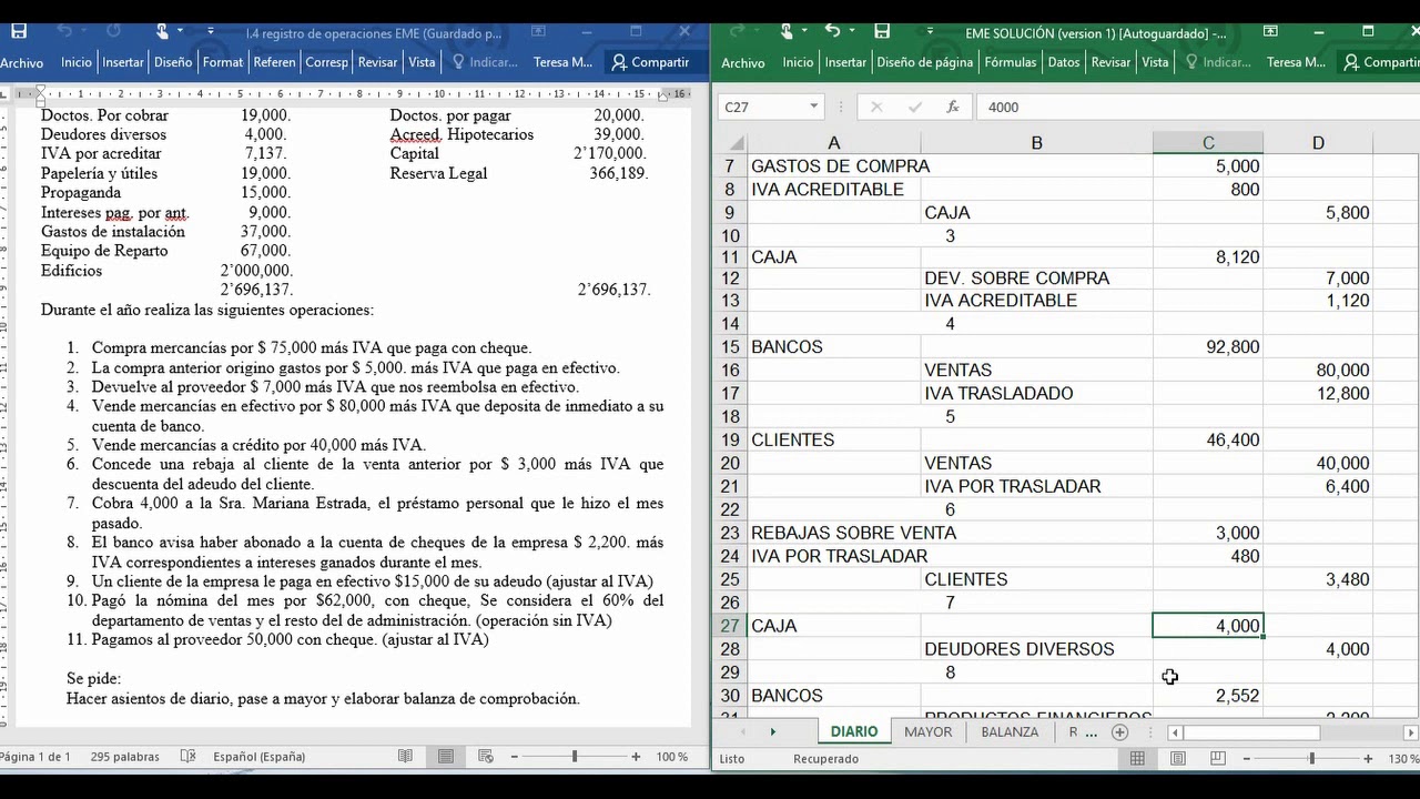 Registro de operaciones con IVA