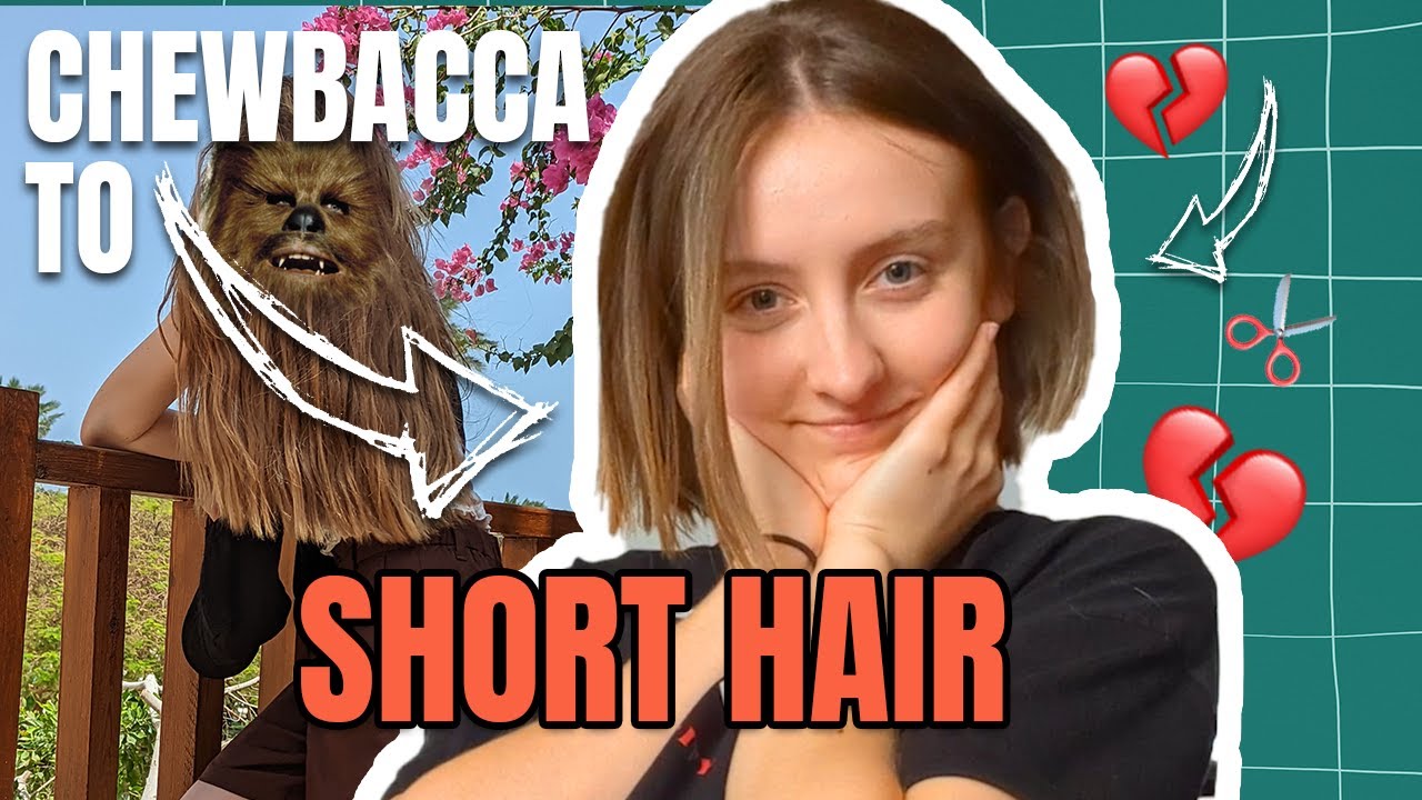 chop chopping my long hair SHORT :^)