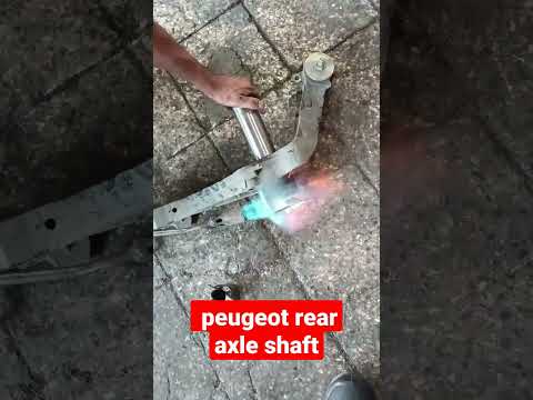 How to replace the rear #axle  shaft of Peugeot 405? #shorts #peugeot