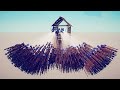 TOWER GOD vs ARMY OF UNITS ► Totally Accurate Battle Simulator TABS