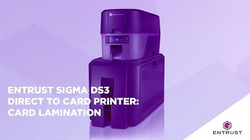 Sigma DS3 Direct to Card Printer: Card Lamination