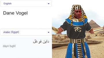 Dane Vogel in different languages meme | Part 3