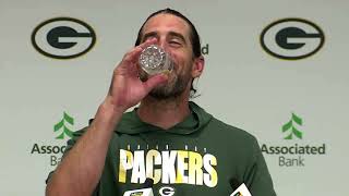 Reporter trolls Aaron Rodgers w/ Jake Kumerow reference during press conference, gets funny reaction