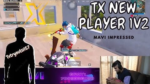 Tx New Player 1v2 🔥| Mavi impressed | scout | Mavi | Team Xspark | Tx new player | s8ul | SYEDop |tx
